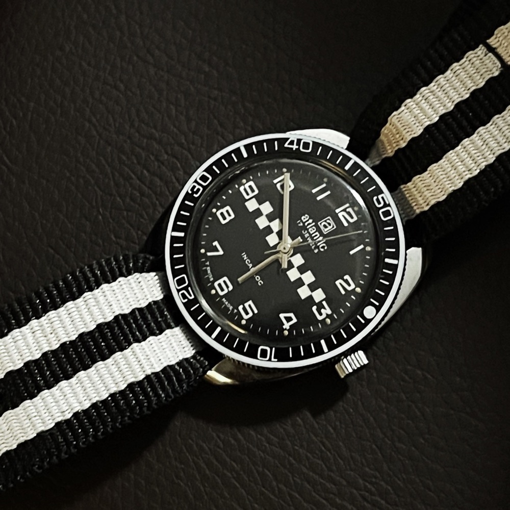 ✨VTG Men’s Atlantic Diver Racing Mechanical Swiss Watch